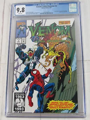 Buy Venom: Lethal Protector #4 CGC 9.8 WP May 1993 Marvel Comics 4251723019 • 75.67£