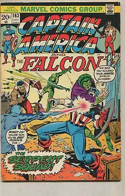 Buy Captain America And Falcon #163 FN The Serpent Squad   Marvel  SA • 6.32£