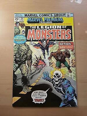 Buy Marvel Premiere #28 (1976) 1st. Legion Of Monsters F/vf Ghost Rider • 95.94£