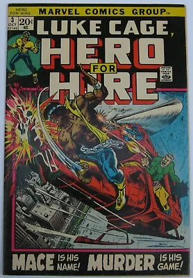 Buy Hero For Hire #3 (Oct 1972, Marvel), FN Condition (6.0), 1st Appearance Of Mace • 24.88£