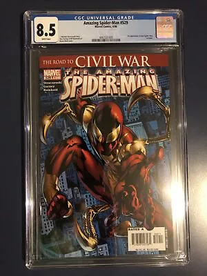 Buy Amazing Spider-Man #529 (1st Printing) CGC 8.5 2006 1st Iron Spider MCU Iron Man • 58.59£