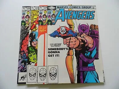 Buy Marvel  Avengers Bronze Age 4 Issue Bundle/Run 223,224,225,226 Higher Grade  • 19.50£