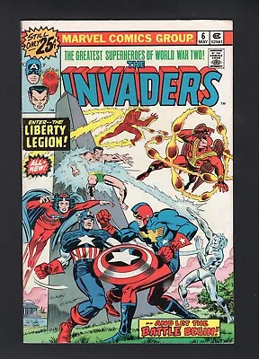 Buy The Invaders #6 Vol. 1 2nd Team App. Of Liberty Legion Marvel Comics '76 FN/VF • 9.52£