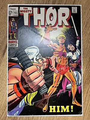 Buy Thor #165 (1969) 1st Full App Of HIM, Adam Warlock, Stan Lee, Jack Kirby, GD/VG • 100£