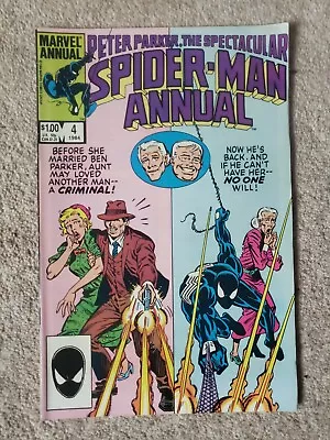 Buy Peter Parker The Spectacular SPIDER-MAN Annual # 4, Marvel, 1984 • 20£