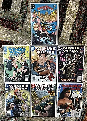 Buy 7 Wonder Woman DC Comic Books Issues #10 91 170 173 180 182 204 NEWSSTAND VOL 2 • 15.80£