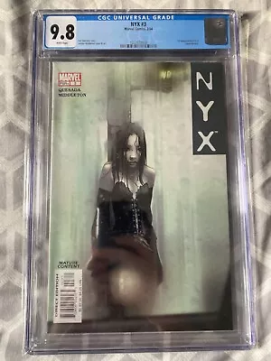 Buy Nyx 3 Cgc 9.8 2004 1st Appearance Laura Kinney X-23 Wolverine’s Daughter • 1,100£