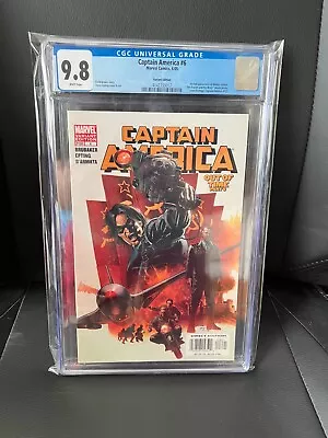 Buy Captain America #6 Variant CGC 9.8 1st App Winter Solider Marvel Bucky Barnes • 189.74£