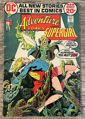 Buy ADVENTURE COMICS #421 DC Comics 1972 SuperGirl   V02 • 4.68£