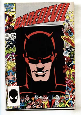 Buy DAREDEVIL #236 1986-Anniversay Cover-Marvel-comic Book NM- • 24.34£