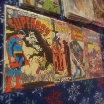 Buy DC Superman X4 Comic Books Superboy 157 Lois Lane 103 Action Comics 421 JLA 105 • 59.30£