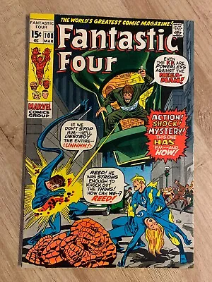 Buy Fantastic Four #108 - Mar 1971 - Vol.1 - Minor Key         (7701) • 20.42£