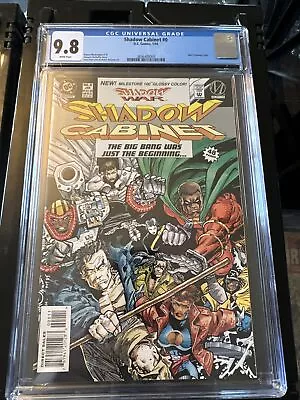 Buy Shadow Cabinet 0 CGC 9.8 NM/M White Pages DC Milestone 1994 • 157.75£