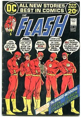 Buy Flash  #217 1972-DC-Green Lantern & Green Arrow Series-NEAL ADAMS- G • 15.31£