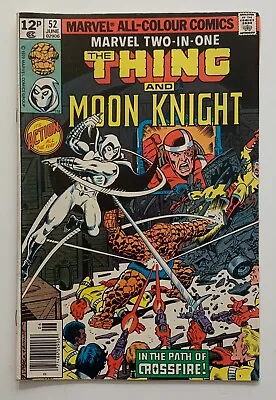 Buy Marvel Two-in-one #52 Moon Knight (Marvel 1979) FN Condition Bronze Age Issue. • 9.38£