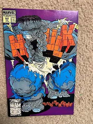 Buy Incredible Hulk #345 VF Leader App Todd McFarlane Cover 1988 Marvel Comics MCU • 16.01£