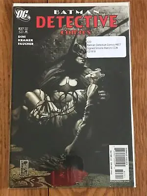 Buy Batman Detective Comics #827 Signed Simone Bianchi COA • 18£