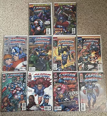 Buy Captain America Vol 2 Job Lot 10 Comics Issues # 5, 5 (alt Cover) 6-13 (1997) • 20£