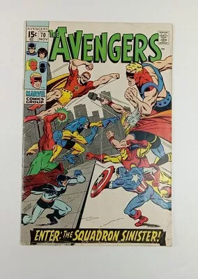 Buy The AVENGERS # 70 1st FULL APPEARANCE Of NIGHTHAWK- KANG THE CONQUEROR • 18.87£