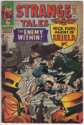 Buy Strange Tales #147, Marvel Comics 1966 VG+ 4.5 Jack Kirby/Bill Everett • 15.99£