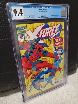 Buy X-Force 11 CGC 9.4 First Appearance Of The Real Domino: 6/92: White Pages  • 31.98£