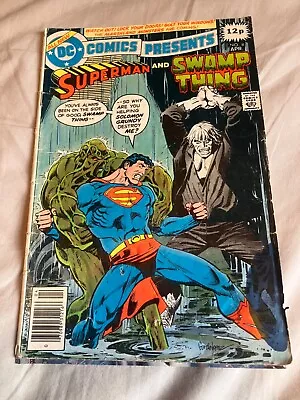 Buy DC Comics Presents Superman And Swamp Thing #8 April 1979 • 1.50£
