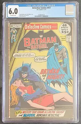 Buy Detective Comics #417 (1971) Cgc 6.0 - Neil Adams Cover • 45.99£