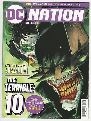 Buy DC Nation Issue #5 The Terrible 10 Geoff Johns Talks Shazam #1 -Batman 664 Bane • 5.80£