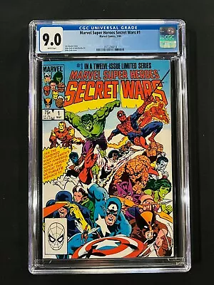Buy Marvel Super Heroes Secret Wars #1 CGC 9.0 (1984) - #1 Of 12 Issue • 63.54£