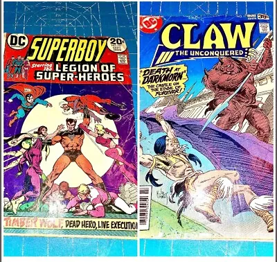Buy SUPERBOY Dc Starring The Legion Of Super-Heroes #197 & CLAW #11 The Unconquered • 11.85£