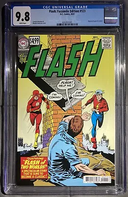 Buy Flash #123 Classic Murphy Anderson Cover Facsimile Variant CGC 9.8 • 43.36£
