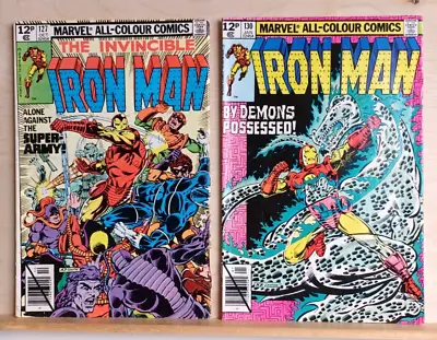 Buy INVINCIBLE IRON MAN #127 And 130 - BRONZE AGE - Low/Mid-grade • 8.25£