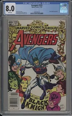 Buy Avengers #225 - Cgc 8.0 - Black Knight - Newsstand Edition • 47.65£