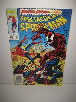 Buy Spectacular Spider Man #202 Maximum Carnage Part 9 Of 14 Carnage Vs Venom • 4.70£