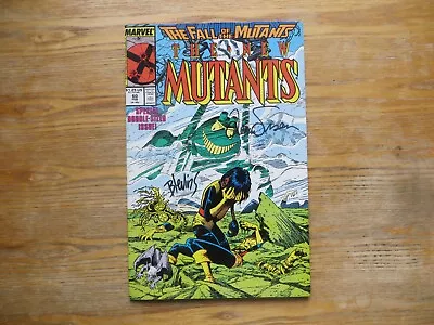 Buy 1988 New Mutants # 60 Signed 2x Louise Simonson & Brett Blevins With Poa • 31.62£