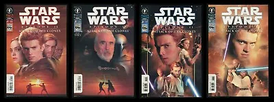 Buy Star Wars Episode 2 Attack Of The Clones Comic Set 1-2-3-4 Lot Movie Photo Cover • 78.65£