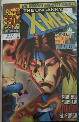 Buy Uncanny X-men #350 Prism Foil Wraparound Cover Gambit Trial Key 1st Print Marvel • 16.09£