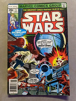 Buy Star Wars #5, 1977, Marvel Comics, 1st Wedge Antilles, FREE UK POSTAGE • 18.99£