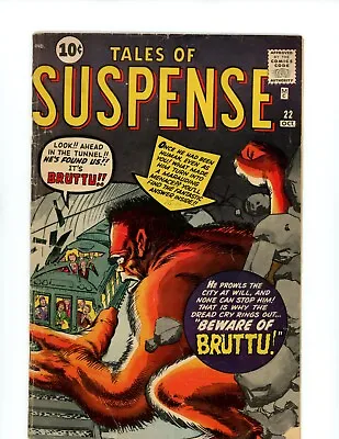 Buy Tales Of Suspense #22 -First Appearance Of Bruttu (3.0) 1961 • 70.10£