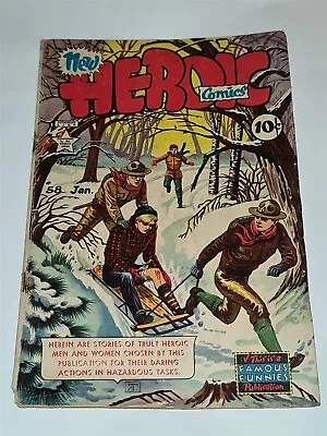 Buy Heroic Comics #58 Vg- (3.5) January 1950 Famous Funnies • 18.99£
