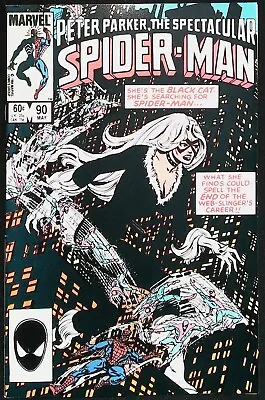 Buy Spectacular Spider-Man #90 (1984) Direct Edition 2nd App Of Black Costume • 50.37£