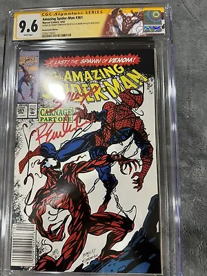 Buy Amazing Spider-Man #361 SS CGC 9.6 Signed 2X Bagley &  Emberlin W/custom Label • 301.19£