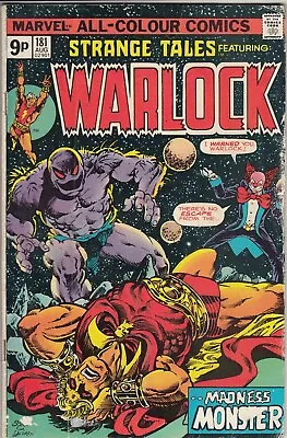 Buy Strange Tales 181 - 1975 - Warlock, Gamora - Starlin - Very Good • 9.99£