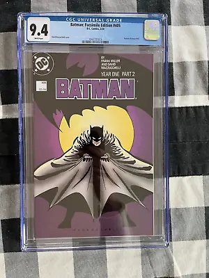 Buy Batman #405 Frank Miller Facsimile Reprint CGC 9.4 NM Key Issue DC Comics • 32.16£