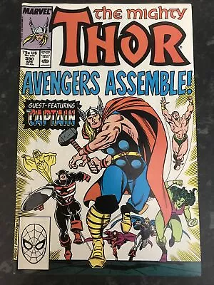 Buy Mighty Thor 390 1st Captain America Lifts Mjolnir Hammer Vintage Marvel Comics • 18.99£