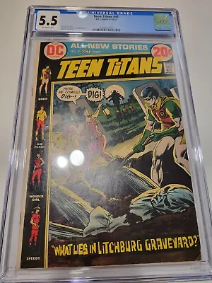 Buy Teen Titans #41 CGC 5.5 1972 Bronze Age 20 Cent Cover New Frame FLASH SALE!!! • 42.59£