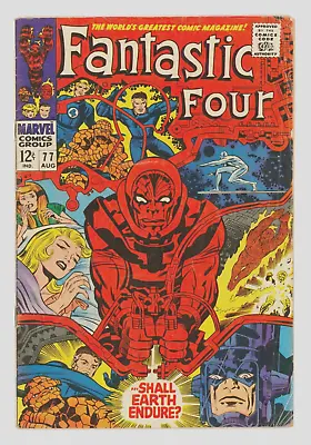 Buy Fantastic Four #77 VG+ 4.5  Silver Surfer And Galactus • 24.95£