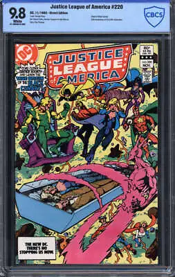 Buy Justice League Of America #220 Cbcs 9.8 White Pages // Dc Comics 1983 • 94.99£