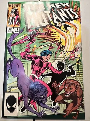 Buy New Mutants #16 Vf/nm 9.0 1st Warpath  X-men Marvel Comics 1984 • 7.91£