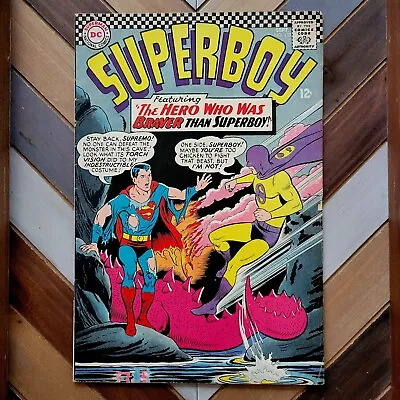 Buy SUPERBOY #132 FN- (DC 1966) 1st Appearance SUPREMO + Krypto! (Swan Cover) • 12.55£
